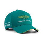 Aston Martin F1 2026 Team Baseball Hat - Puma Black/Green Lux/White Hats Aston Martin F1 Green 