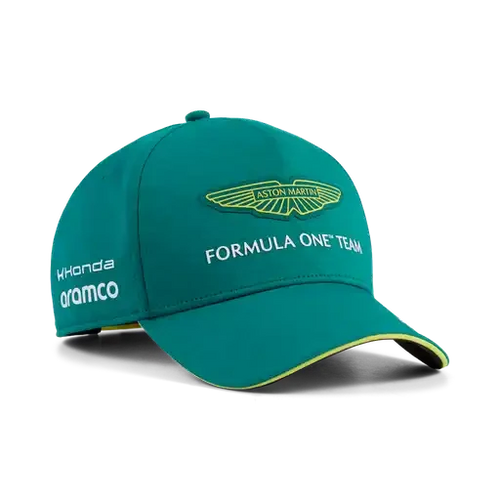 Aston Martin F1 2026 Team Baseball Hat - Puma Black/Green Lux/White Hats Aston Martin F1 Green 