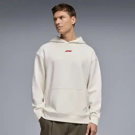 Formula 1 Tech Collection F1 Racing Line Hoodie - F1 Hot Red/Cloud Dancer Hoodies Formula 1 