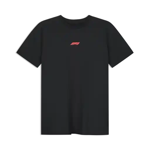Formula 1 Tech Racing Line T-Shirt - Cloud Dancer/F1 Hot Red/True Black T-shirts Formula 1 XS Black 