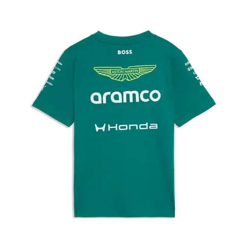 Aston Martin F1 2026 Kids Team T-Shirt - Youth Green Lux T-shirts Aston Martin F1 