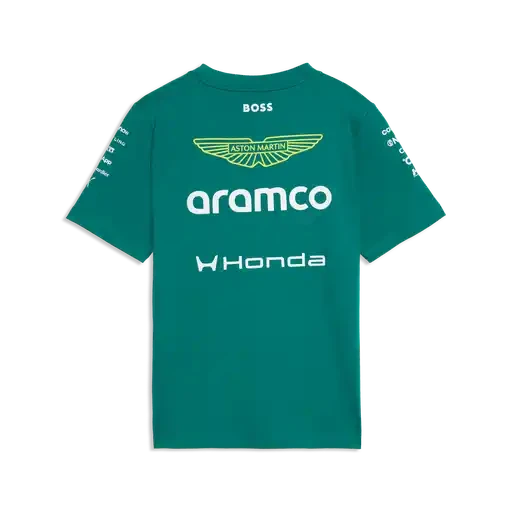 Aston Martin F1 2026 Kids Team T-Shirt - Youth Green Lux T-shirts Aston Martin F1 