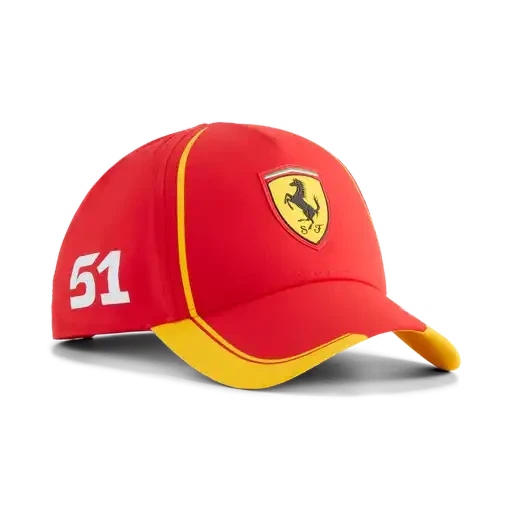 Scuderia Ferrari Hypercar Le Mans 2026 #51 Team Hat - Puma Red Hats Scuderia Ferrari Lemans 