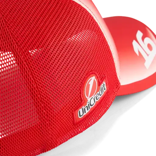 Scuderia Ferrari F1 2026 Charles Leclerc Team Trucker Hat - Puma Red Hats Scuderia Ferrari 