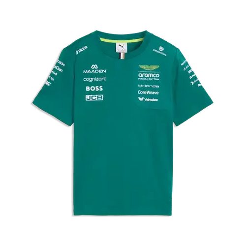 Aston Martin F1 2026 Kids Team T-Shirt - Youth Green Lux T-shirts Aston Martin F1 