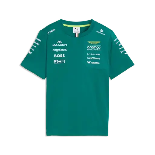 Aston Martin F1 2026 Kids Team T-Shirt - Youth Green Lux T-shirts Aston Martin F1 