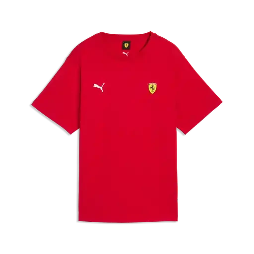 Scuderia Ferrari F1 Women's Fanwear Graphic T-Shirt - Rosso Corsa/Puma White T-shirts Scuderia Ferrari XXS Red 