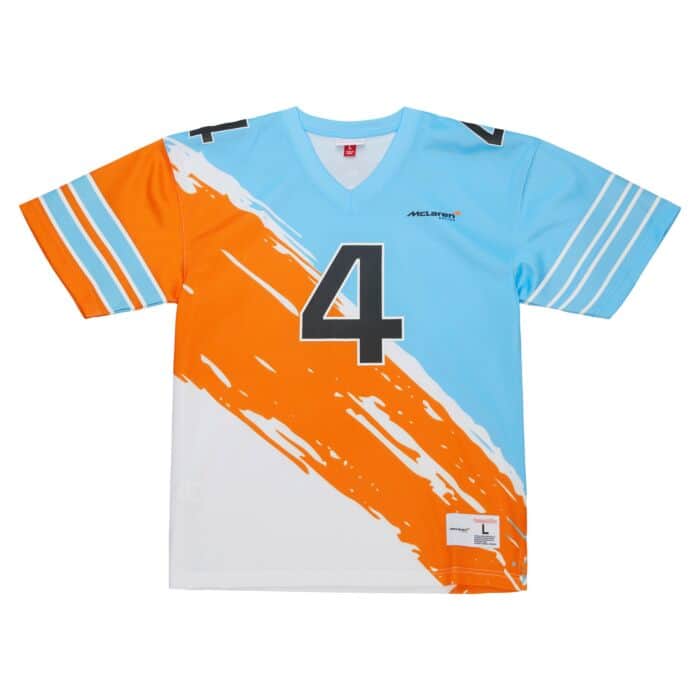 McLaren Racing F1 Special Edition Miami GP Lando Norris Mitchell & Ness Paintbrush Jersey Jersey McLaren-Castore 