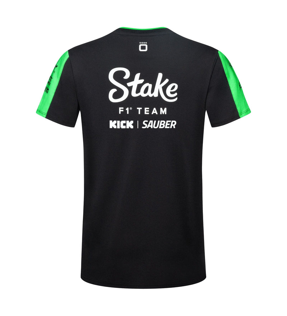 Stake F1 Kick Sauber 2024 Men's Team T-Shirt - Black T-shirts Stake F1 Kick Sauber 