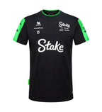 Stake F1 Kick Sauber 2024 Men's Team T-Shirt - Black T-shirts Stake F1 Kick Sauber 