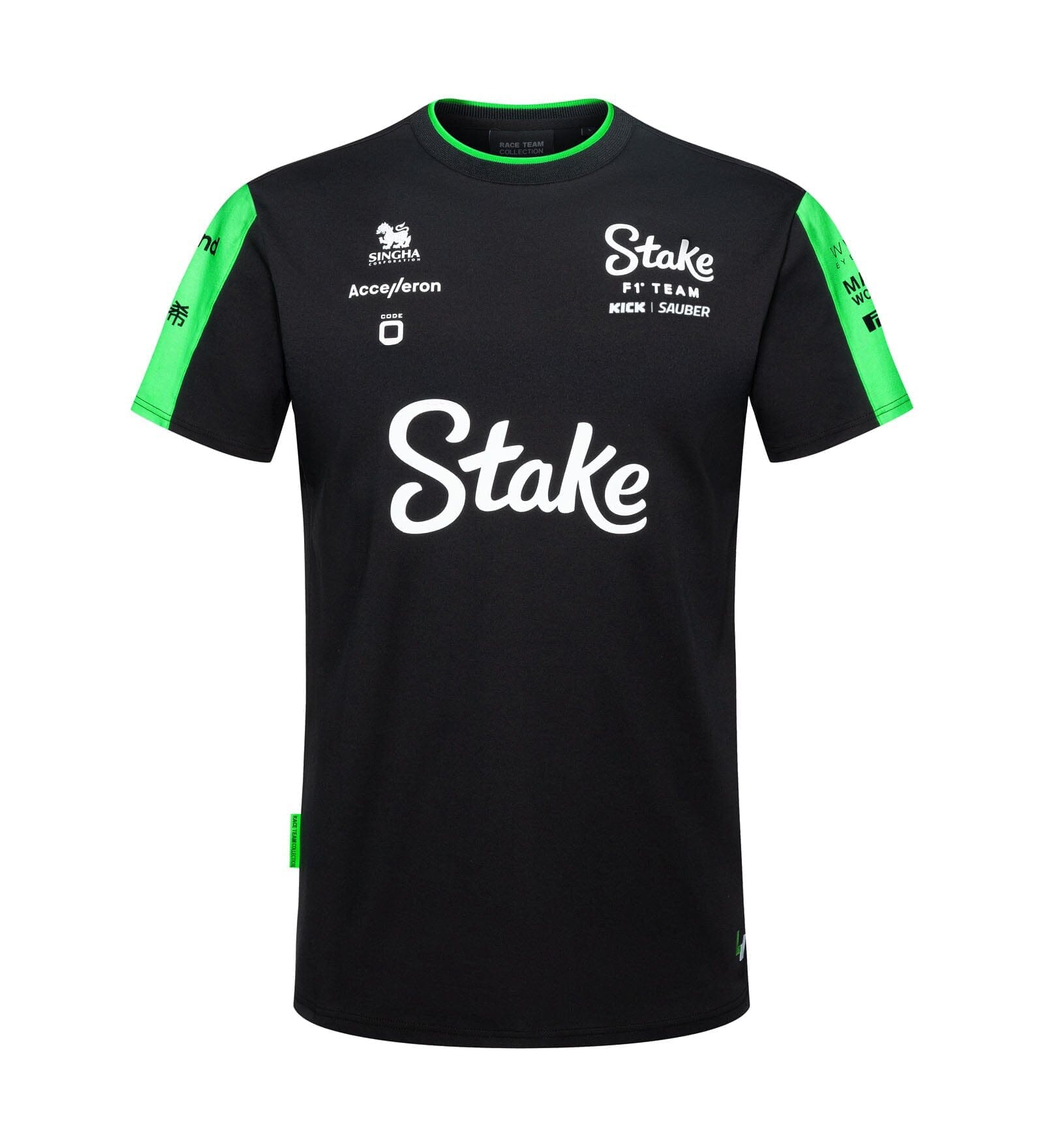 Stake F1 Kick Sauber Men's Team T-Shirt - Black – CMC Motorsports®