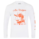Red Bull Racing F1 Max Verstappen Long Sleeve Puzzle T-Shirt - White T-shirts Red Bull Racing 