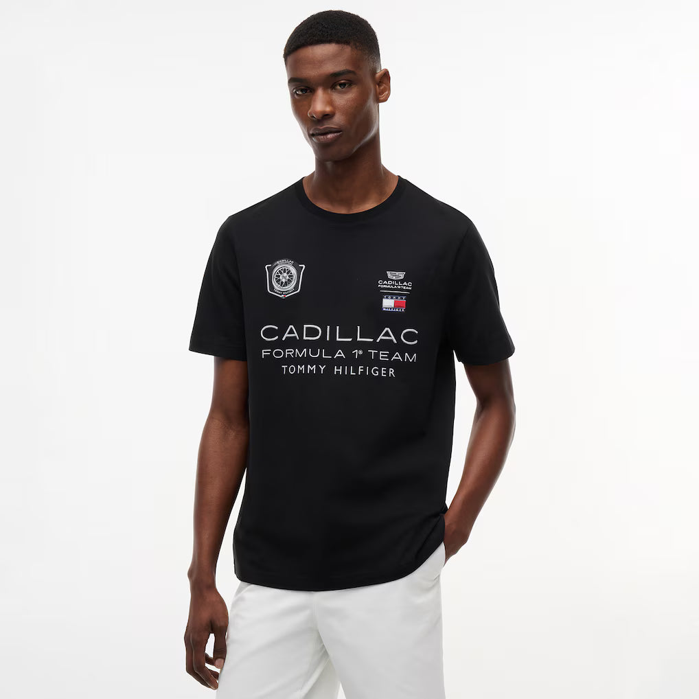 Cadillac F1 Racing Graphic T-Shirt - Black T-shirts Cadillac F1 