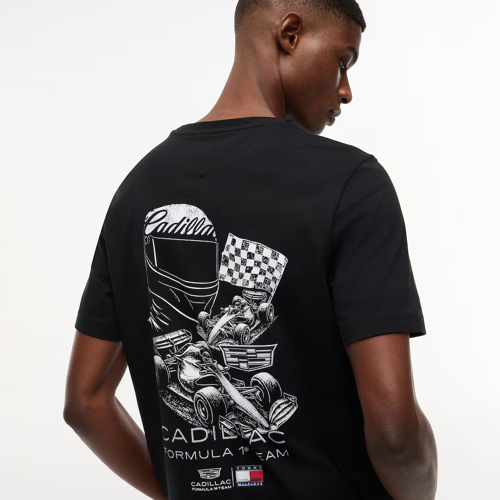 Cadillac F1 Racing Graphic T-Shirt - Black T-shirts Cadillac F1 