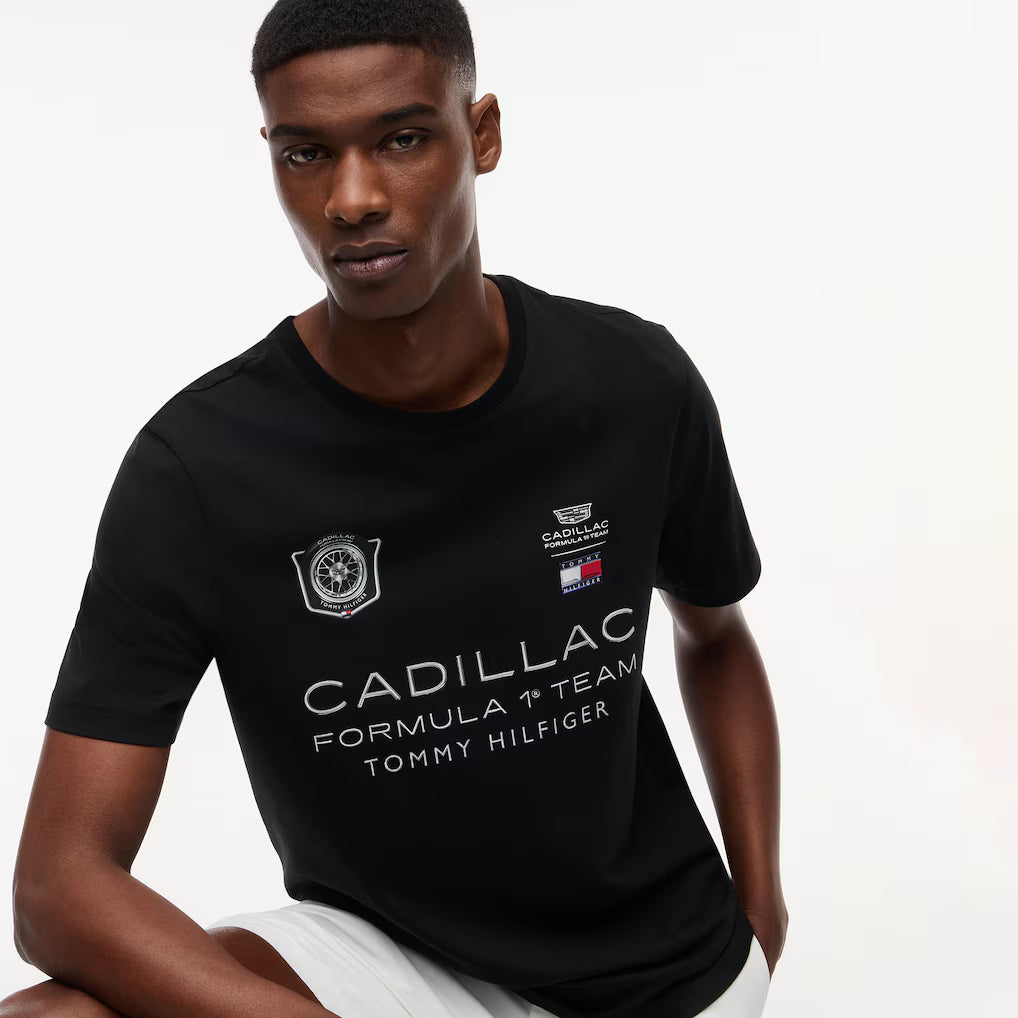 Cadillac F1 Racing Graphic T-Shirt - Black T-shirts Cadillac F1 