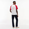 Cadillac F1 Racing Varsity Raglan T-Shirt - White T-shirts Cadillac F1 