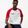 Cadillac F1 Racing Varsity Raglan T-Shirt - White T-shirts Cadillac F1 