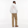 Cadillac F1 Racing Varsity Graphic Hoodie - Red/White Hoodies Cadillac F1 