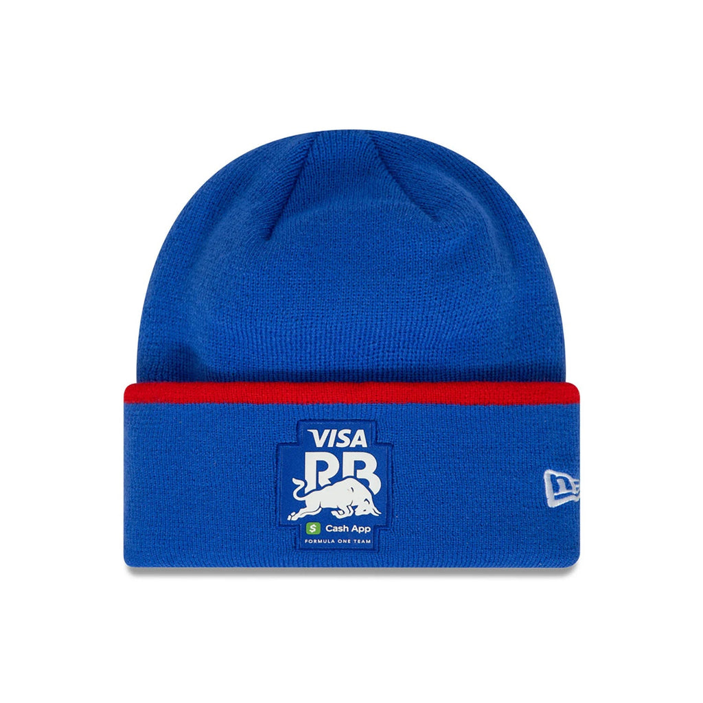 Visa Cash App RB F1 New Era Wide Cuff Knit Beanie - Dark Blue Hats Visa Cash App RB 