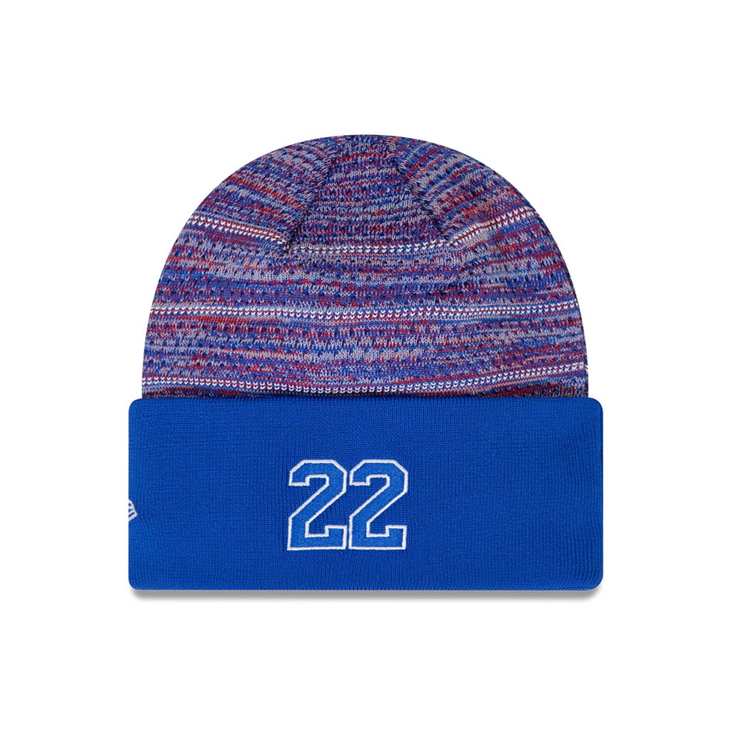 Visa Cash App RB F1 New Era Yuki Tsunoda Wide Cuff Knit Beanie - Blue Hats Visa Cash App RB 