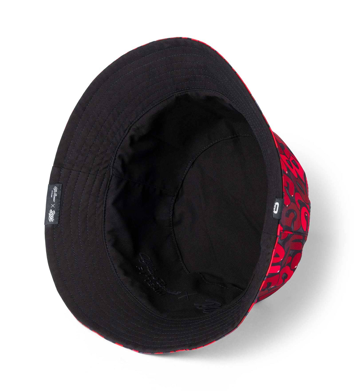 Alfa Romeo Racing F1 Limited Edition Black Reversible Bucket Hat- Designed by Swiss Graffiti Artist Boogie Hats Alfa Romeo 