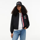 Cadillac F1 Racing Women's Logo Coach Jacket - Black Jackets Cadillac F1 