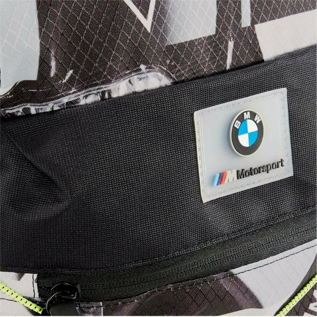 BMW M Motorsports Puma Street Backpack- Black Bags Dark Slate Gray
