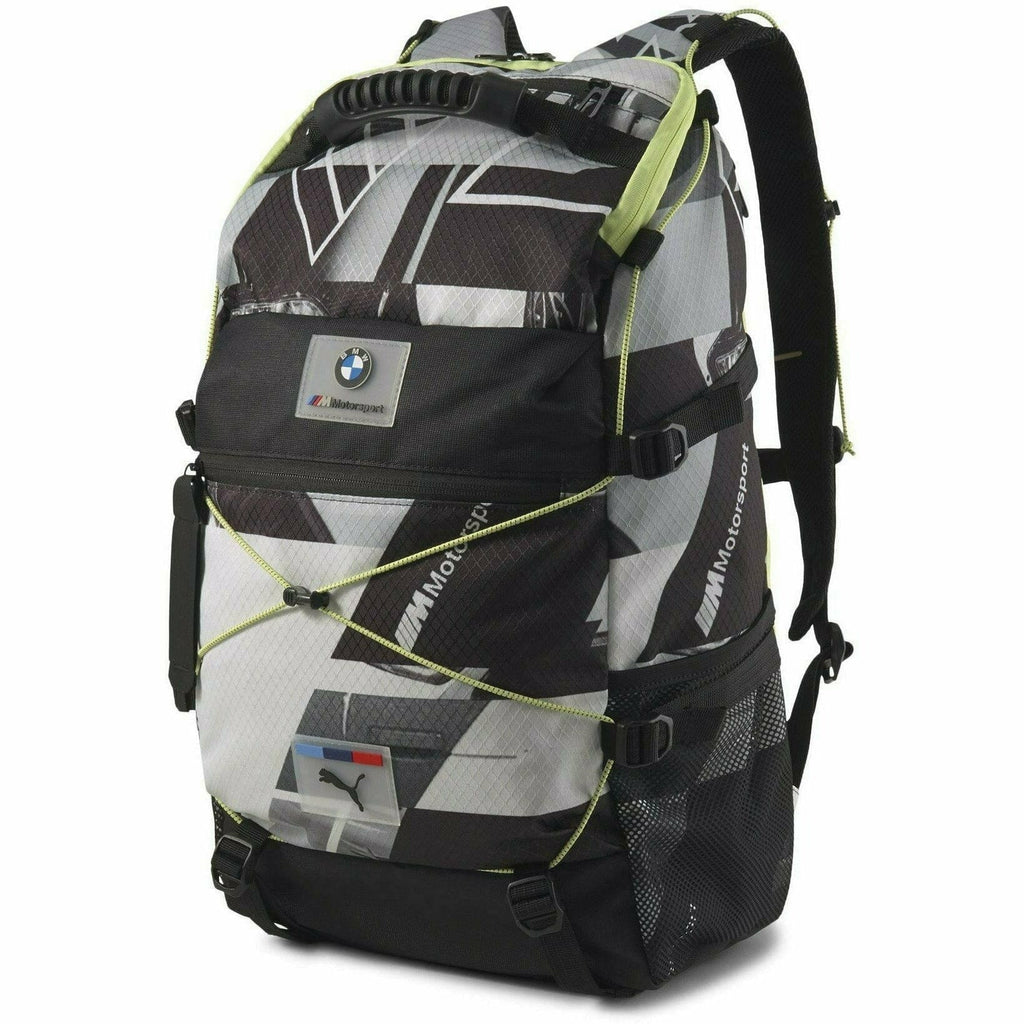 BMW M Motorsports Puma Street Backpack- Black Bags Dark Slate Gray