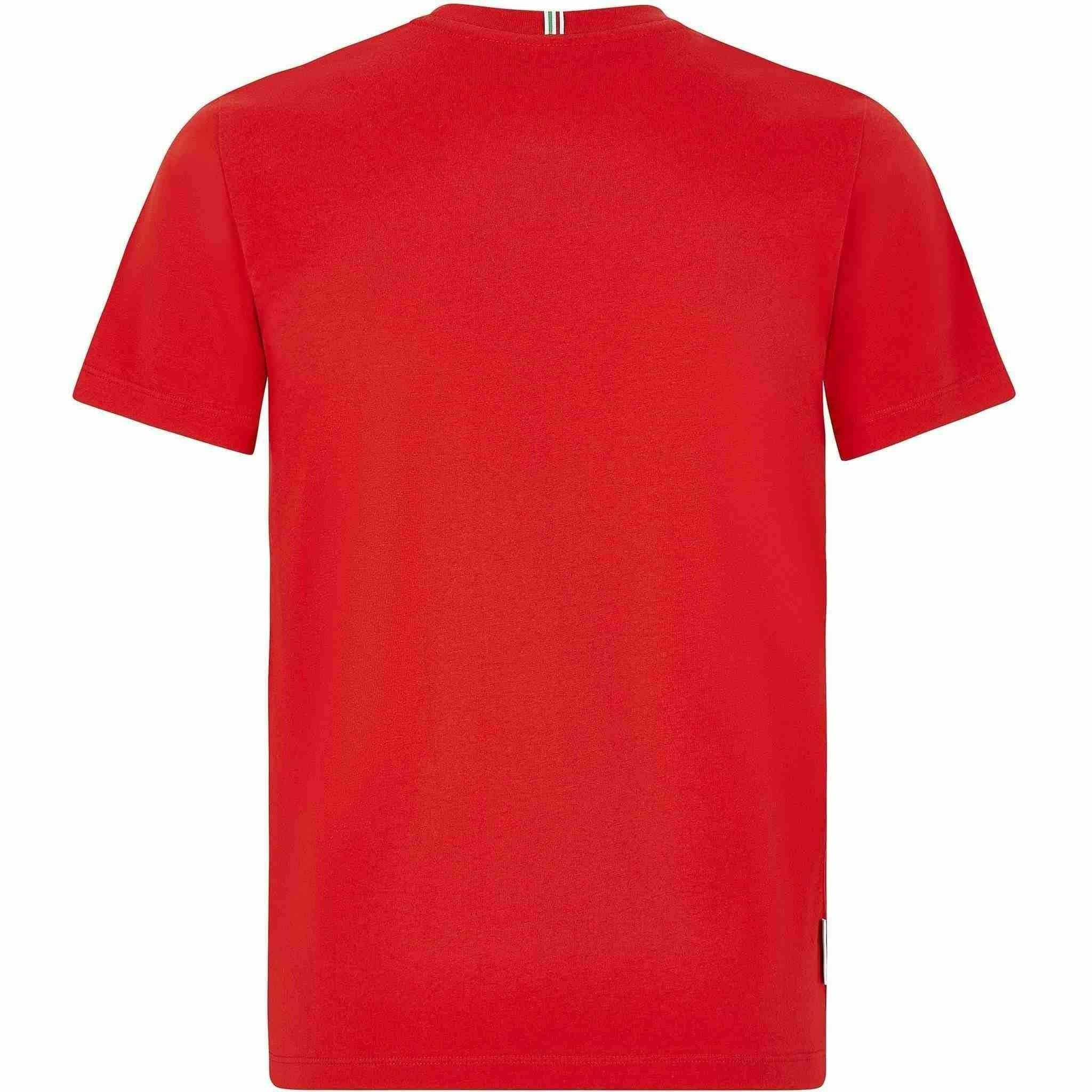Scuderia Ferrari F1 Kids Large Shield T Shirt Black Red CMC