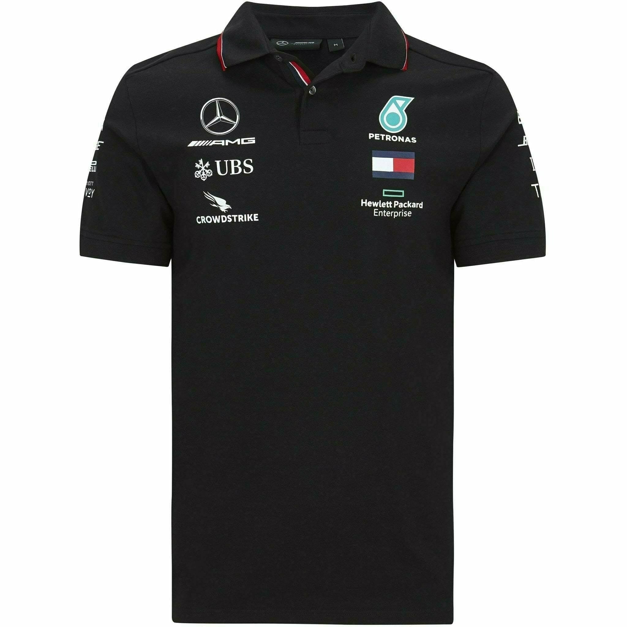 Mercedes Benz AMG Petronas F1 2020 Men s Team Polo Black White