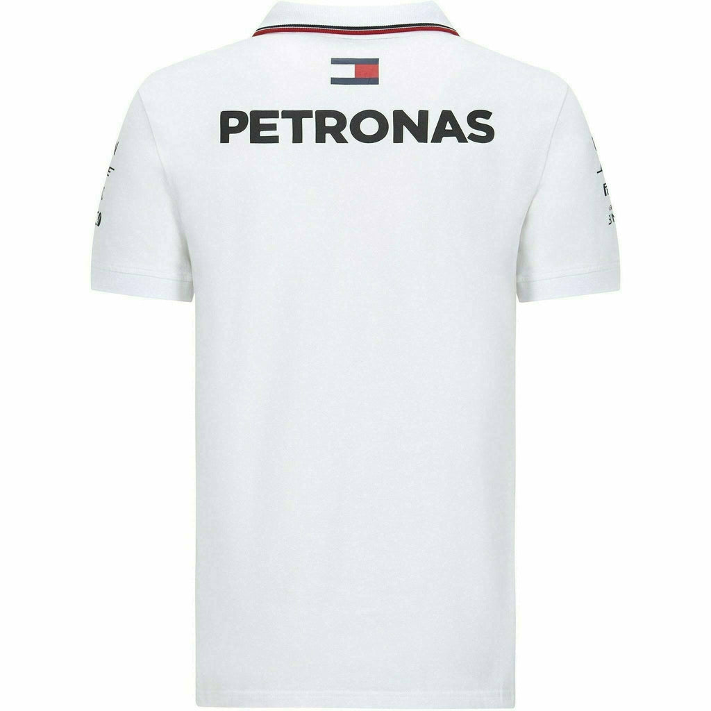 Mercedes Benz AMG Petronas F1 2020 Men's Team Polo Black/White Polos Lavender