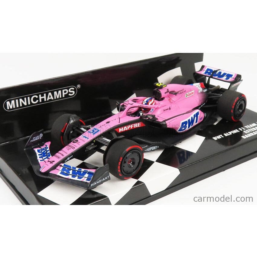 Alpine F1 Esteban Ocon Bahrain GP 1:43 Model Car - Minichamps Model Cars Dark Slate Gray
