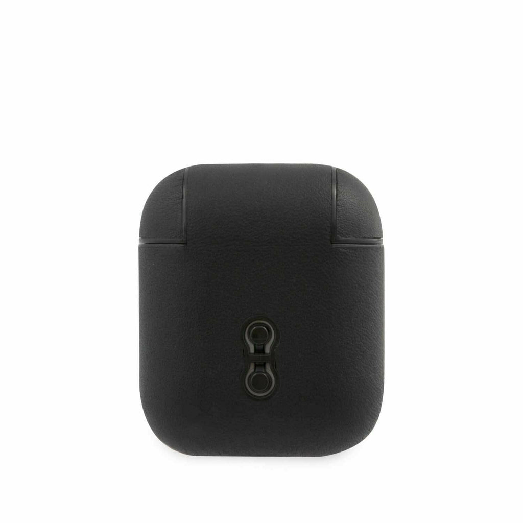 BMW Motorsports PC Leather AirPods Case with Metal Logo Phone Cases Dark Slate Gray