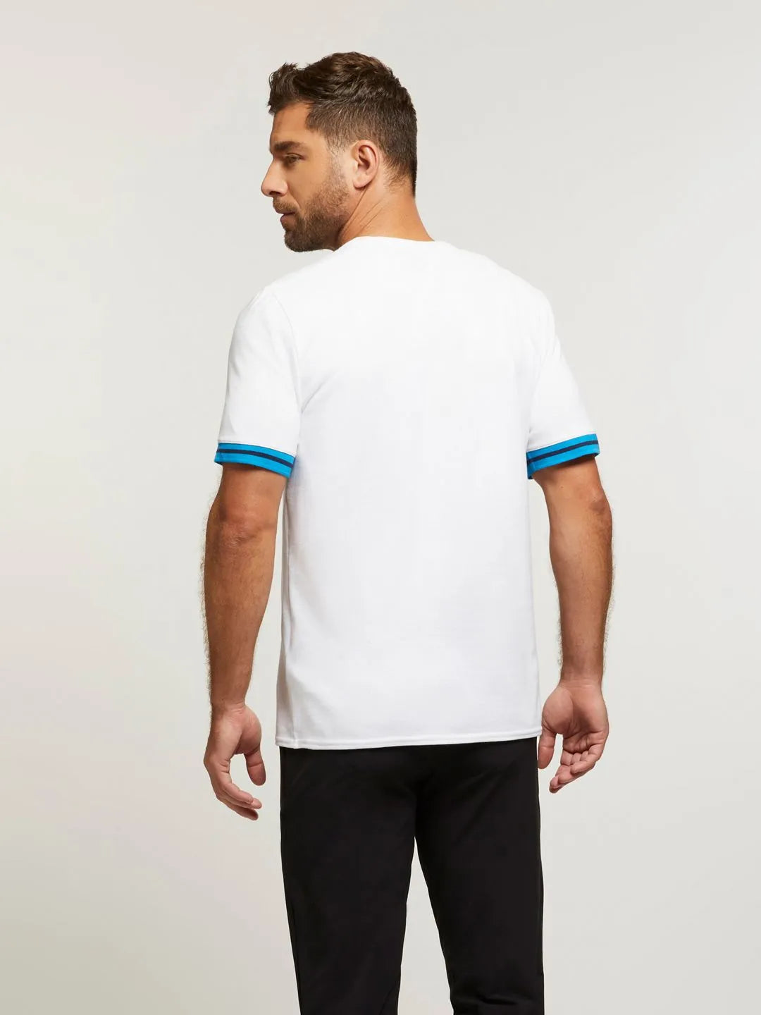 Off white sale blue collar tee