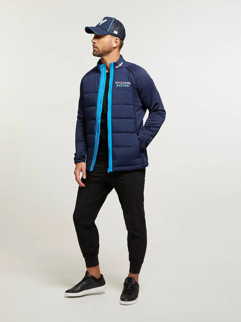 Williams Racing F1 Men's Off Track Thermal Jacket - Blue Jackets Williams Racing 
