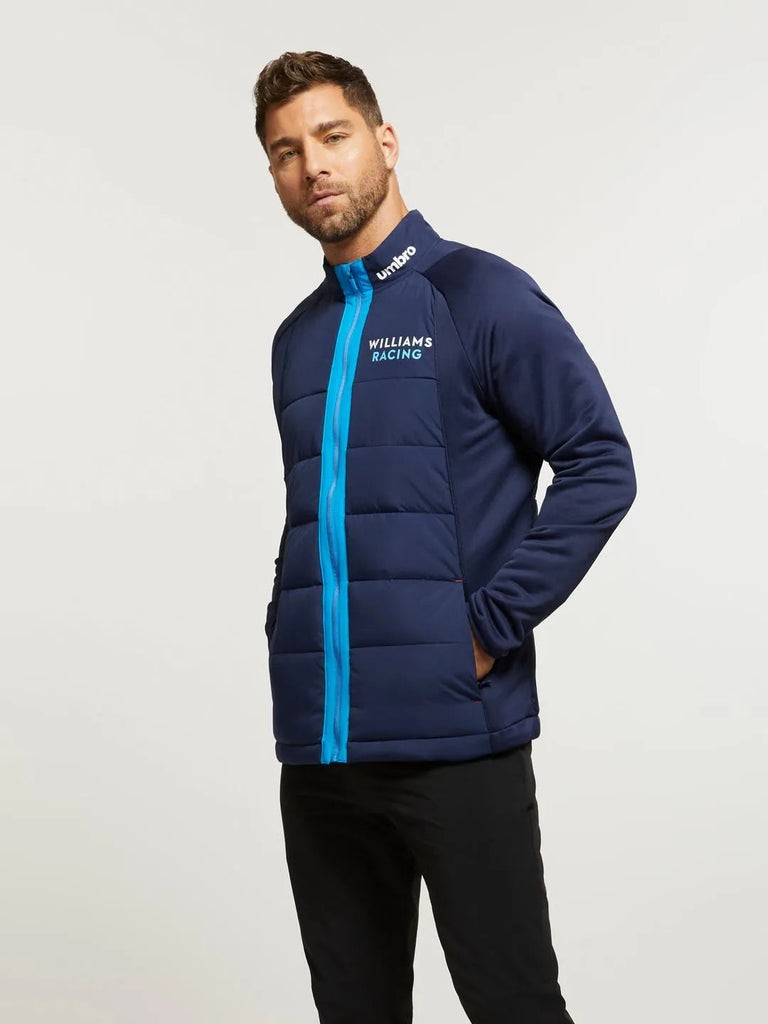Williams Racing F1 Men's Off Track Thermal Jacket - Blue Jackets Williams Racing 
