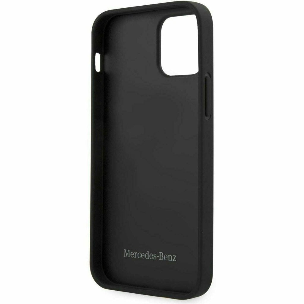 Mercedes-Benz AMG Petronas Leather Black/Red Perforated Urban Collection - iPhone 13 Phone Cases Dark Slate Gray
