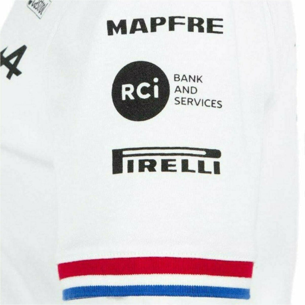 Alpine Racing F1 2021 Women's Team Polo Shirt- Black/White Polos White Smoke
