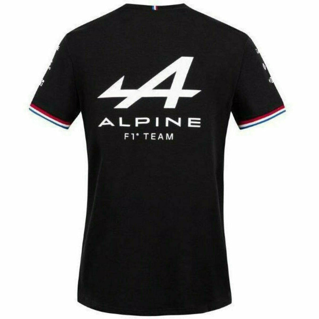 Alpine Racing F1 2021 Women's Team T-Shirt- Black/White T-shirts Black