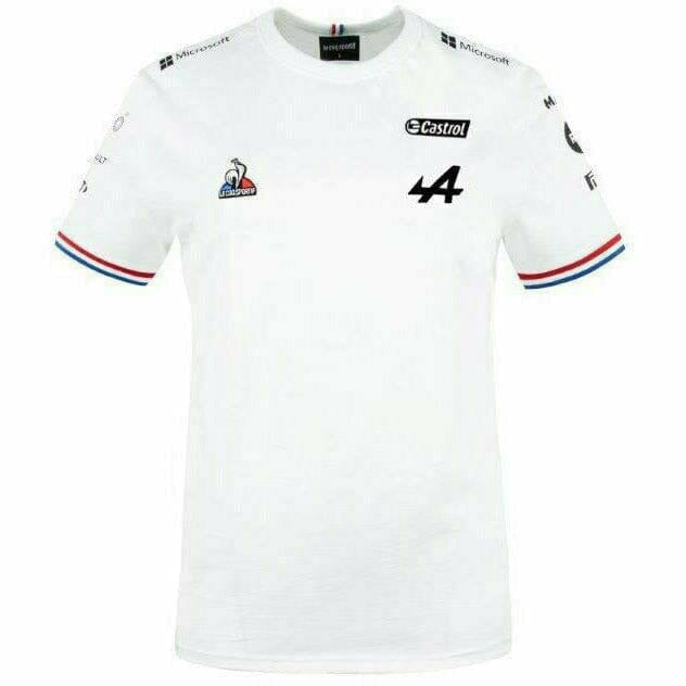 Alpine Racing F1 2021 Women's Team T-Shirt- Black/White T-shirts White Smoke