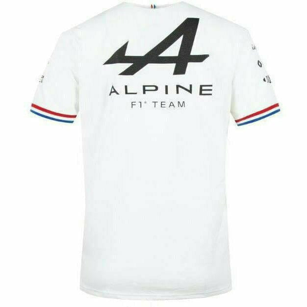 Alpine Racing F1 2021 Women's Team T-Shirt- Black/White T-shirts White Smoke
