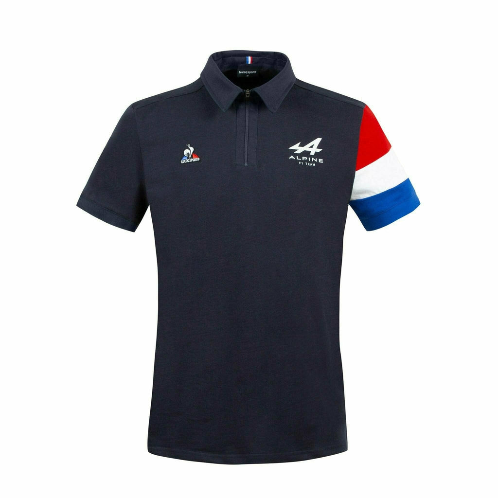 Alpine Racing F1 Men's Polo Shirt - Blue Polos Dark Slate Gray