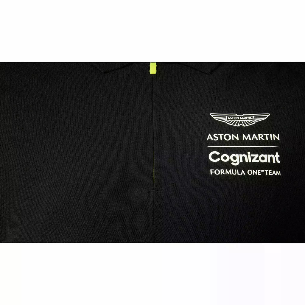 Aston Martin Cognizant F1 Lifestyle Polo Shirt Polos Black