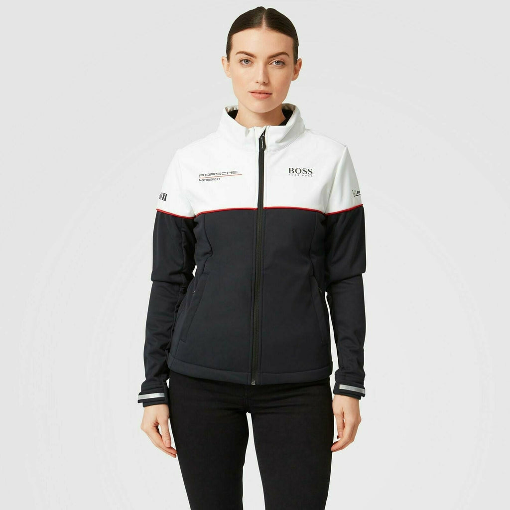 Porsche Motorsport Women's Team Softshell Jacket w/Motorsport Kit Jackets Black