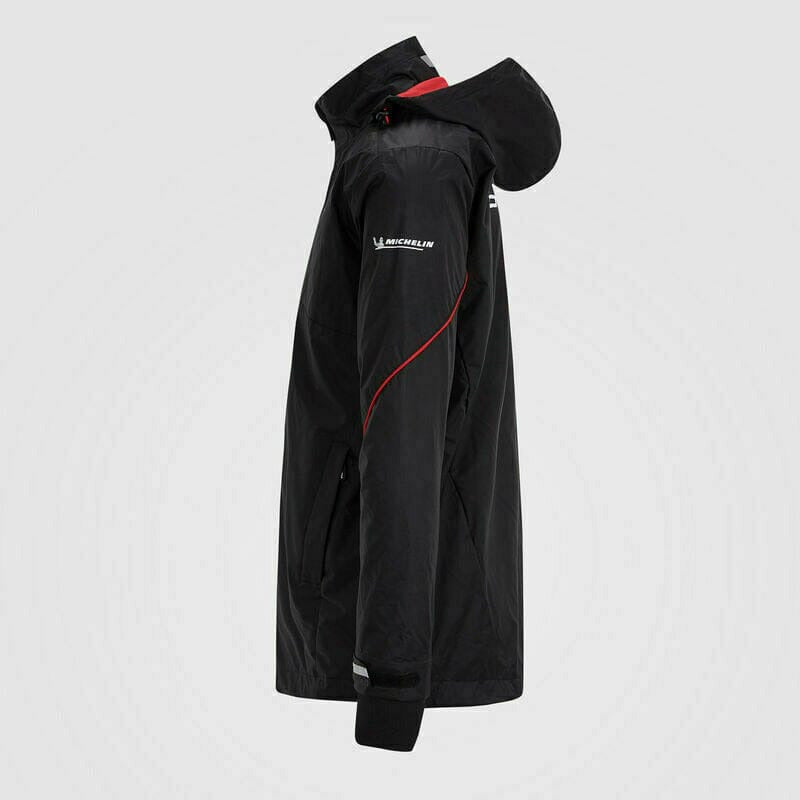 Porsche Motorsport Team Unisex Rain Jacket w/Motorsport Kit - Black Jackets Black