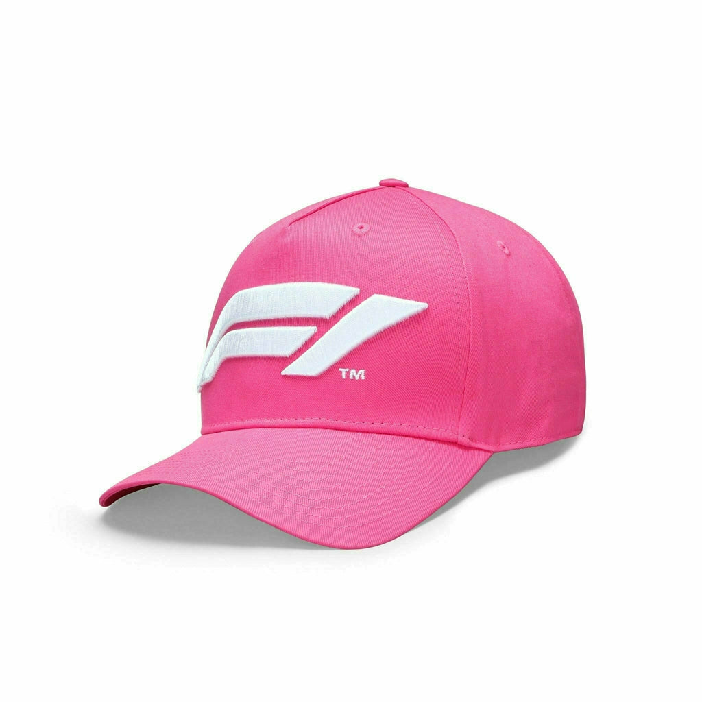Formula 1 Tech Collection F1 Large Logo Baseball Hat- Black/White/Red/Pink/Lime/Blue Hats Pale Violet Red