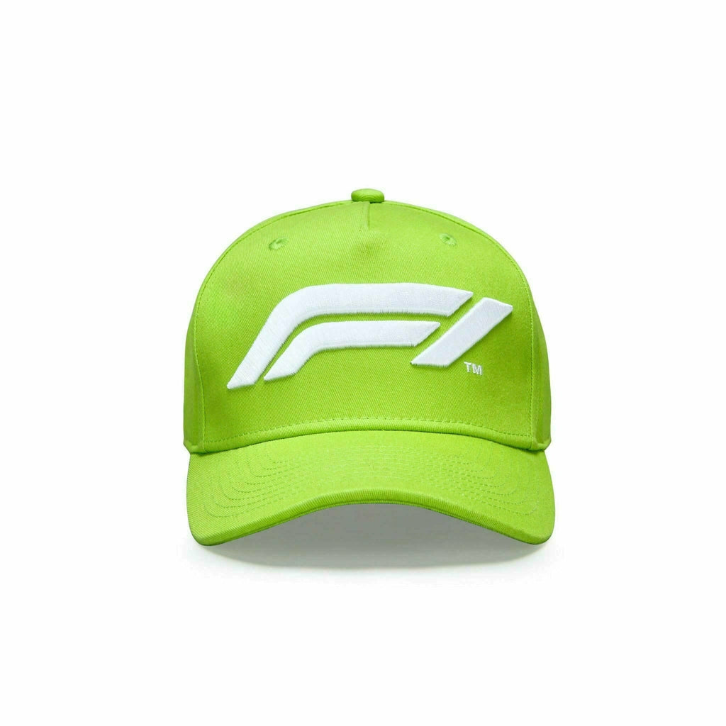 Formula 1 Tech Collection F1 Large Logo Baseball Hat- Black/White/Red/Pink/Lime/Blue Hats Yellow Green