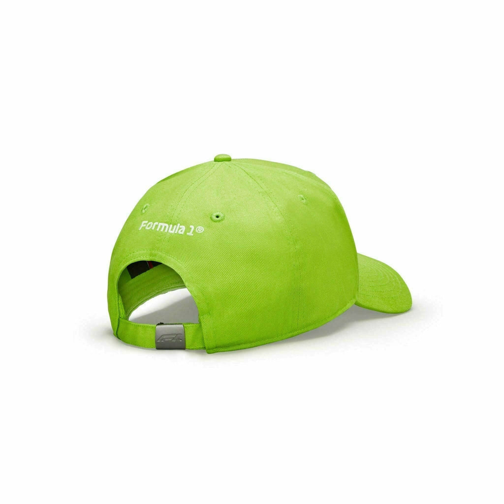 Formula 1 Tech Collection F1 Large Logo Baseball Hat- Black/White/Red/Pink/Lime/Blue Hats Yellow Green