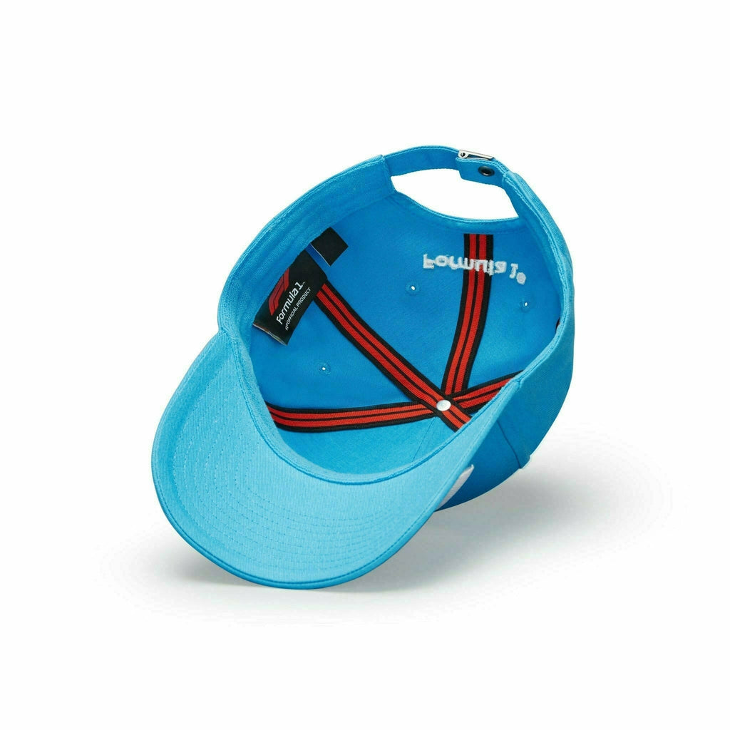 Formula 1 Tech Collection F1 Large Logo Baseball Hat- Black/White/Red/Pink/Lime/Blue Hats Steel Blue