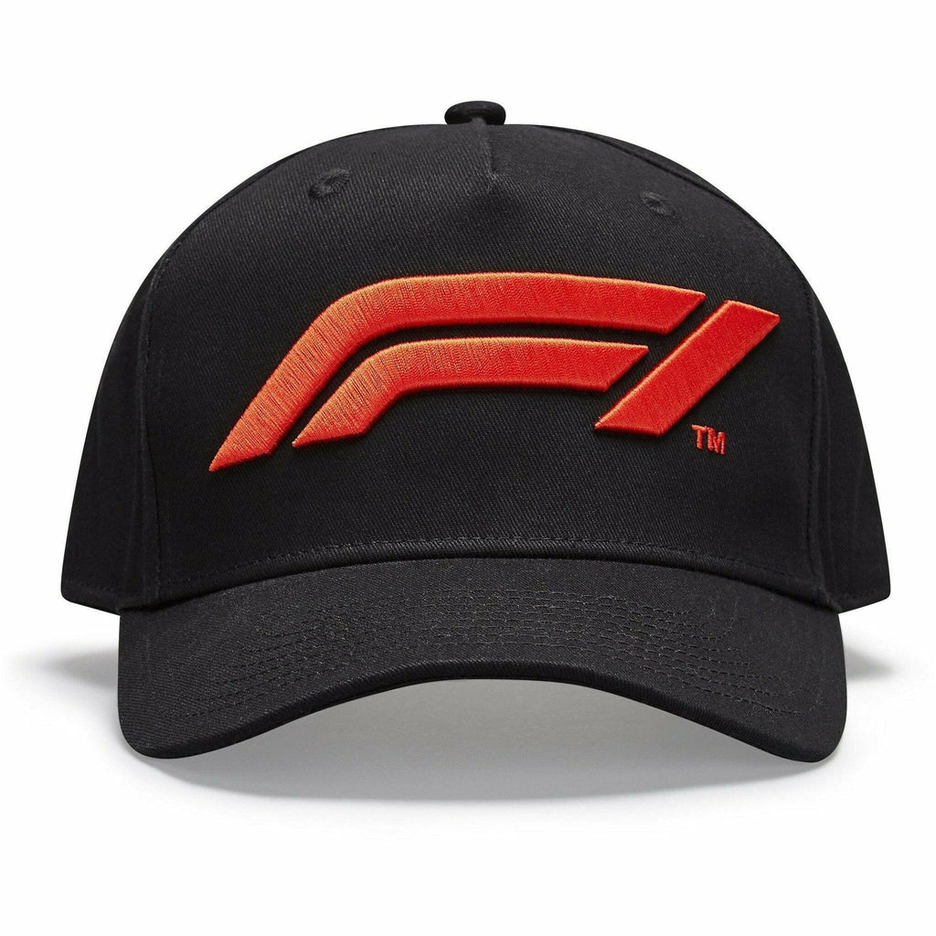 Formula 1 Tech Collection F1 Kids Large Logo Baseball Hat Black Hats Chocolate